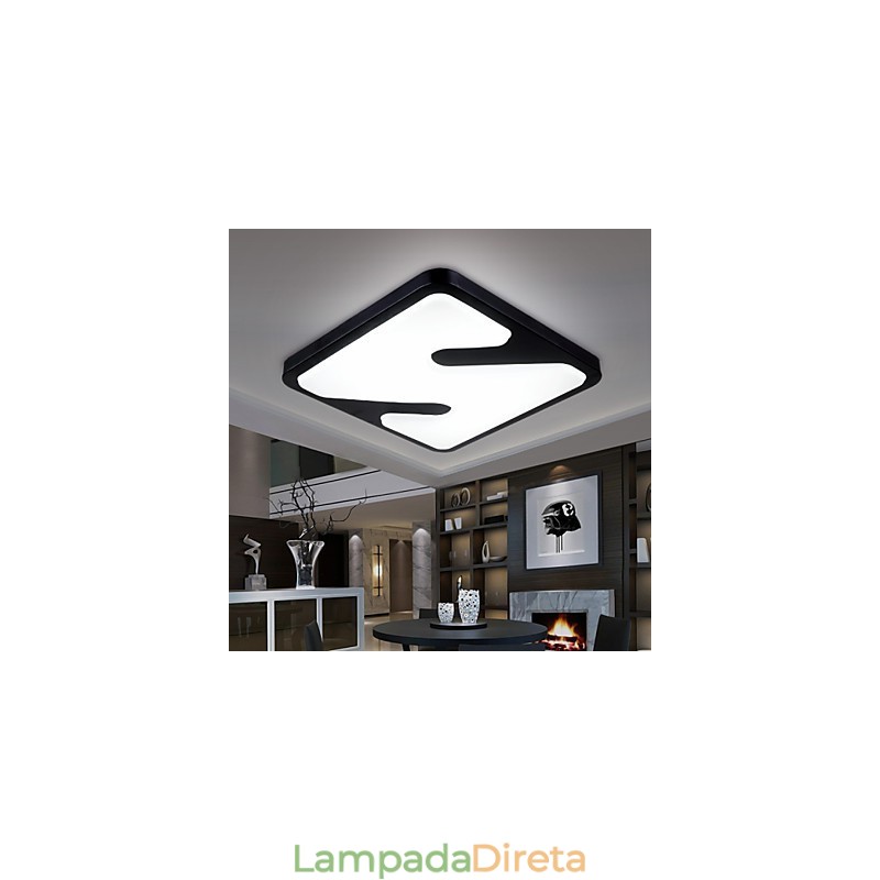 Montagem embutida Moderna Contemporânea Metal