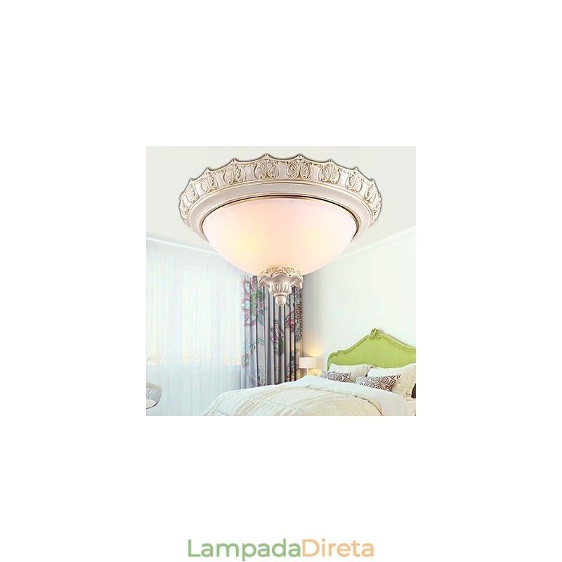 Montagem embutida Cristal Tradicional Clássico Resina