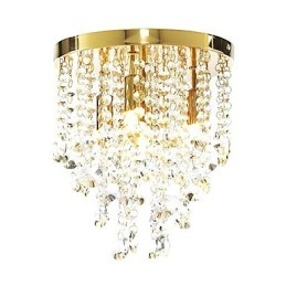 Moderno Cristal Semi Flush Mount com 4 Luzes (Base de Lâmpada G9)