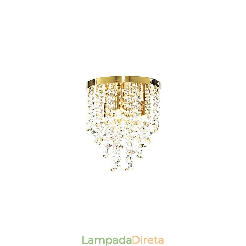 Moderno Cristal Semi Flush Mount com 4 Luzes (Base de Lâmpada G9)