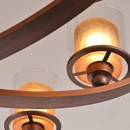 Lustre de metal tradicional clássico retrô estilo mini pintura