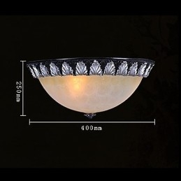 Padrão de luz de montagem embutida Resina de vidro Prata Escultura Europeia Clássico