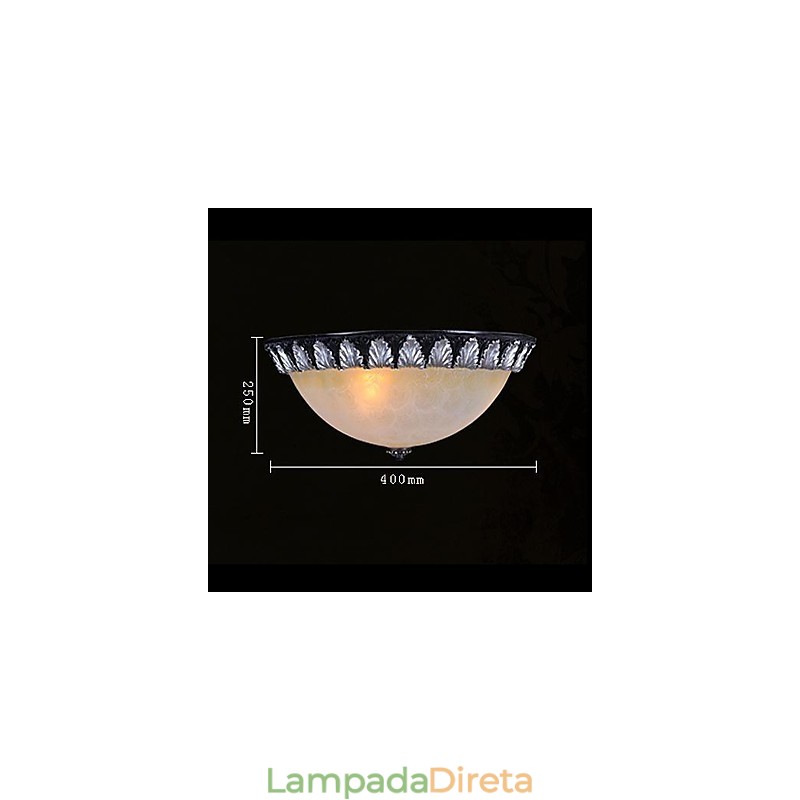 Padrão de luz de montagem embutida Resina de vidro Prata Escultura Europeia Clássico