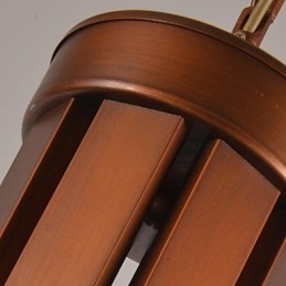 Lustre de metal tradicional clássico retrô estilo mini pintura