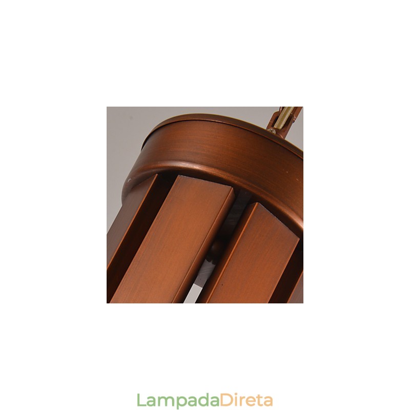 Lustre de metal tradicional clássico retrô estilo mini pintura