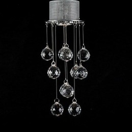 Luminária de embutir em cristal moderna