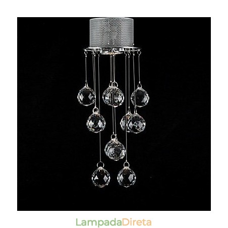Luminária de embutir em cristal moderna Luminária de embutir em cristal moderna