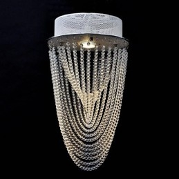 Luminária de teto de cristal de luxo