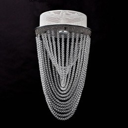 Luminária de teto de cristal de luxo