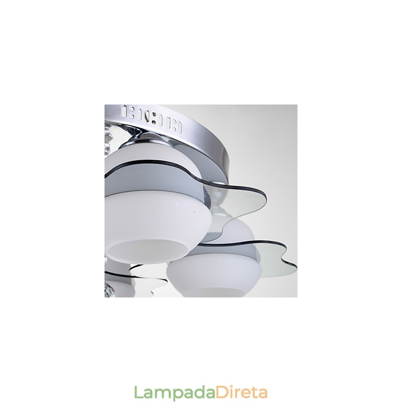 Luminária de teto moderna embutida 3 luzes contemporâneas de metal