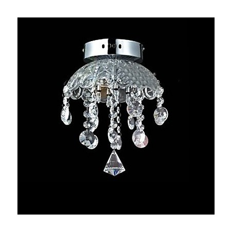 Cristal Semi Flush Mount com 3 Luzes Cristal Semi Flush Mount com 3 Luzes