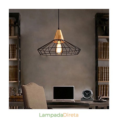 Lustre Mini Estilo Tradicional Clássico Retro Metal Lustre Mini Estilo Tradicional Clássico Retro Metal