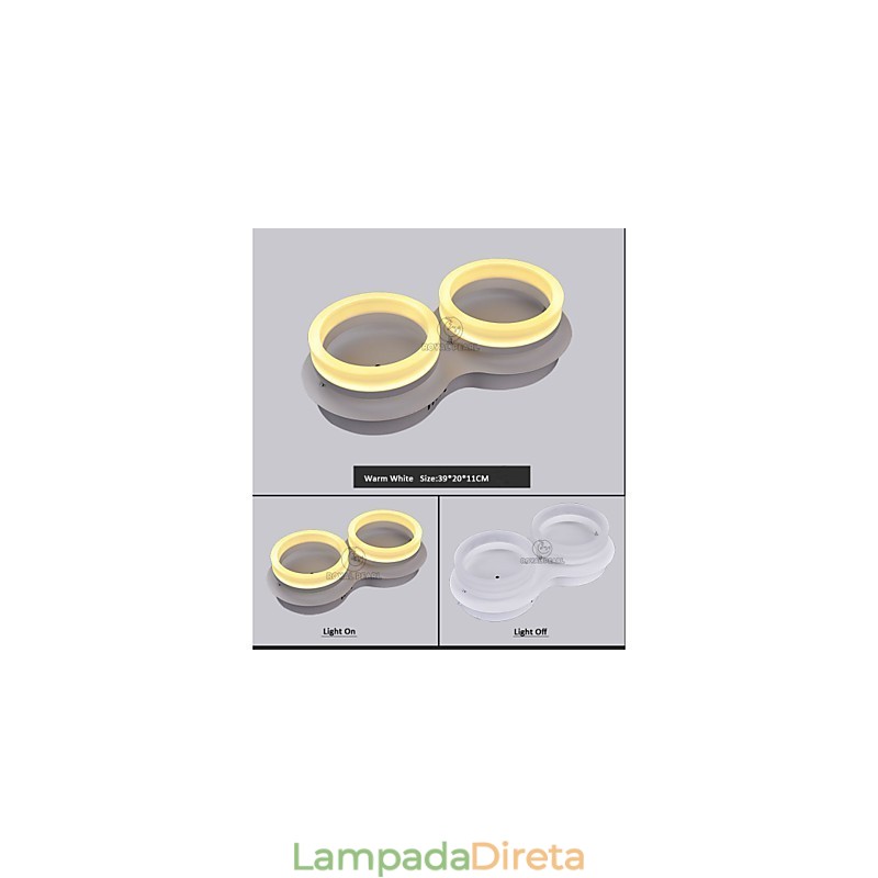Luminária pendente de teto contemporânea de alta qualidade