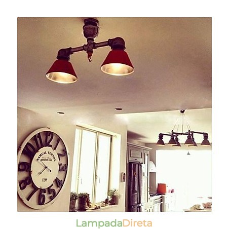 Luzes de spot de metal vintage country Luzes de spot de metal vintage country