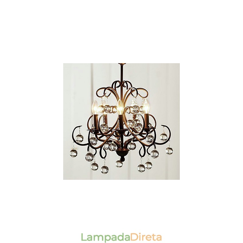 Lustre decorativo para decoração de casa