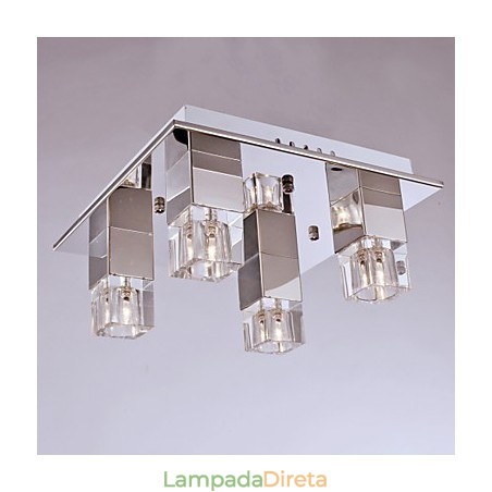 Montagem embutida Mini Estilo Moderno Contemporâneo Metal Montagem embutida Mini Estilo Moderno Contemporâneo Metal