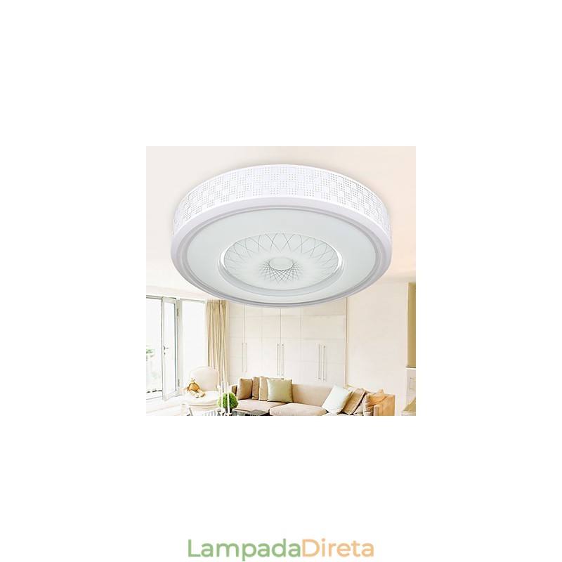 Luminária de teto com design decorativo contemporâneo moderno