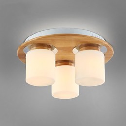 Alto Brilho Original Madeira Moderna Luzes de Teto Estilo Country