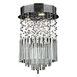 Moderno Contemporâneo Cristal Metal Galvanizado Montagem Embutida