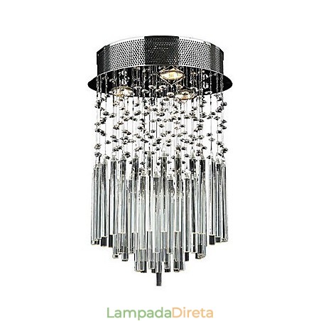 Moderno Contemporâneo Cristal Metal Galvanizado Montagem Embutida Moderno Contemporâneo Cristal Metal Galvanizado Montagem Embutida