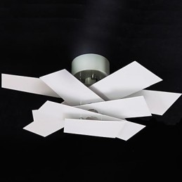 Luminária embutida branca quente branca moderna simples criativa hélice