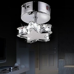 Moderno Contemporâneo Cristal Metal Montagem Embutida