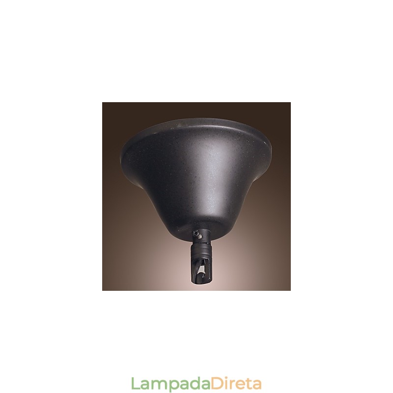 Lustre tradicional clássico vintage estilo mini galvanizado
