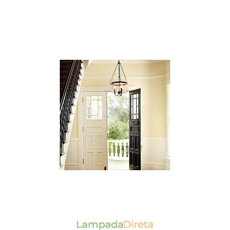 Lustre tradicional clássico vintage estilo mini galvanizado