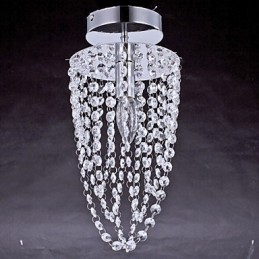 Montagem embutida Cristal Moderno Contemporâneo Exterior Metal