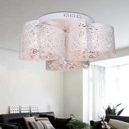 Luz redonda de ferro forjado Vento quente 3 absorve luz de cúpula