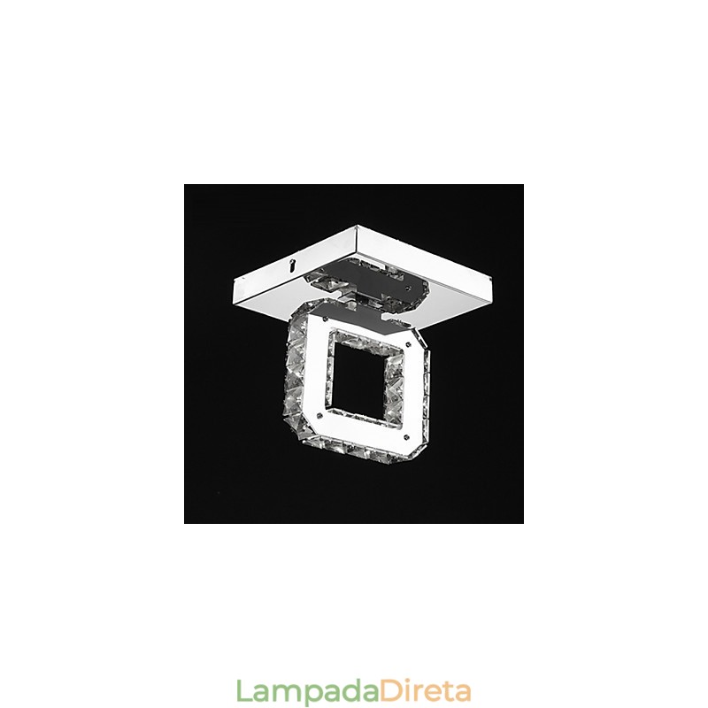 Moderno Contemporâneo Cristal Metal Montagem Embutida