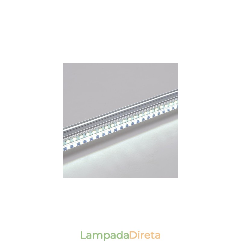 Painel de luz de teto integrado com borda branca
