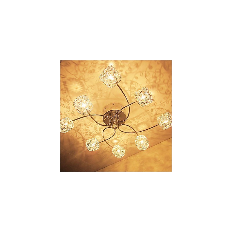 Moderno Contemporâneo Cristal Galvanizado Montagem Embutida