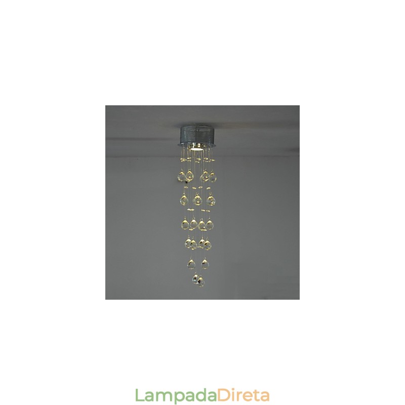 Luminária de Cristal de Luxo