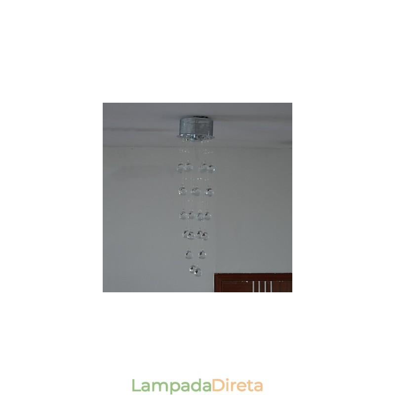 Luminária de Cristal de Luxo