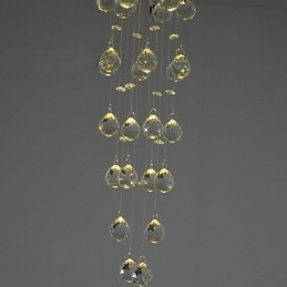 Luminária de Cristal de Luxo