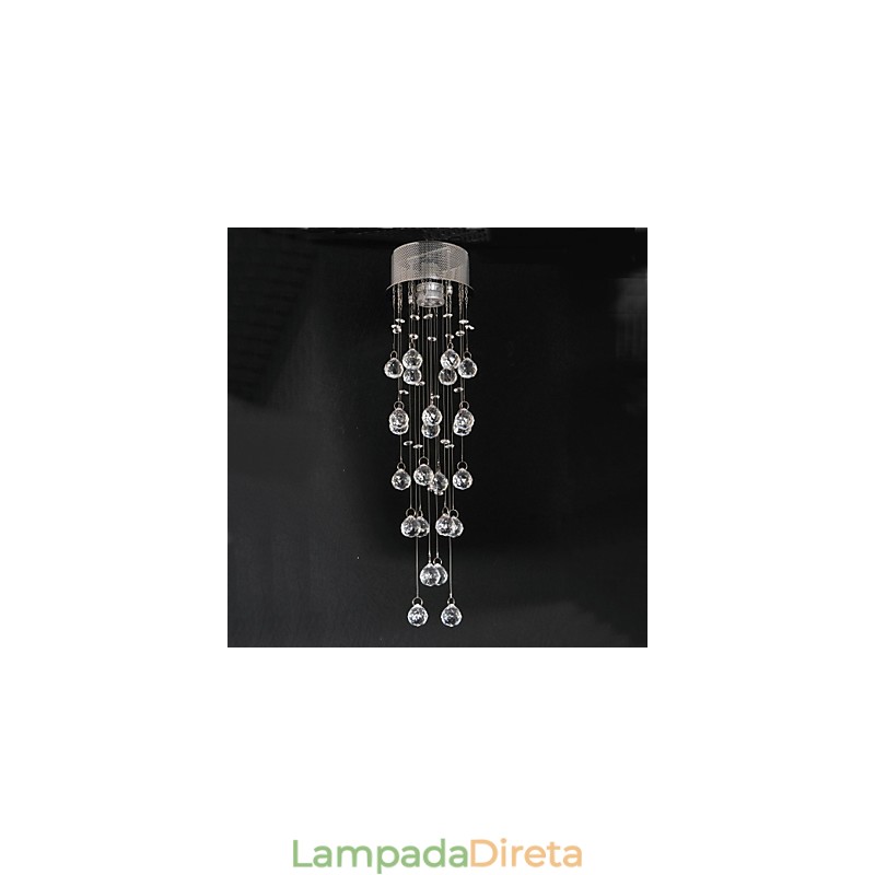 Luminária de Cristal de Luxo