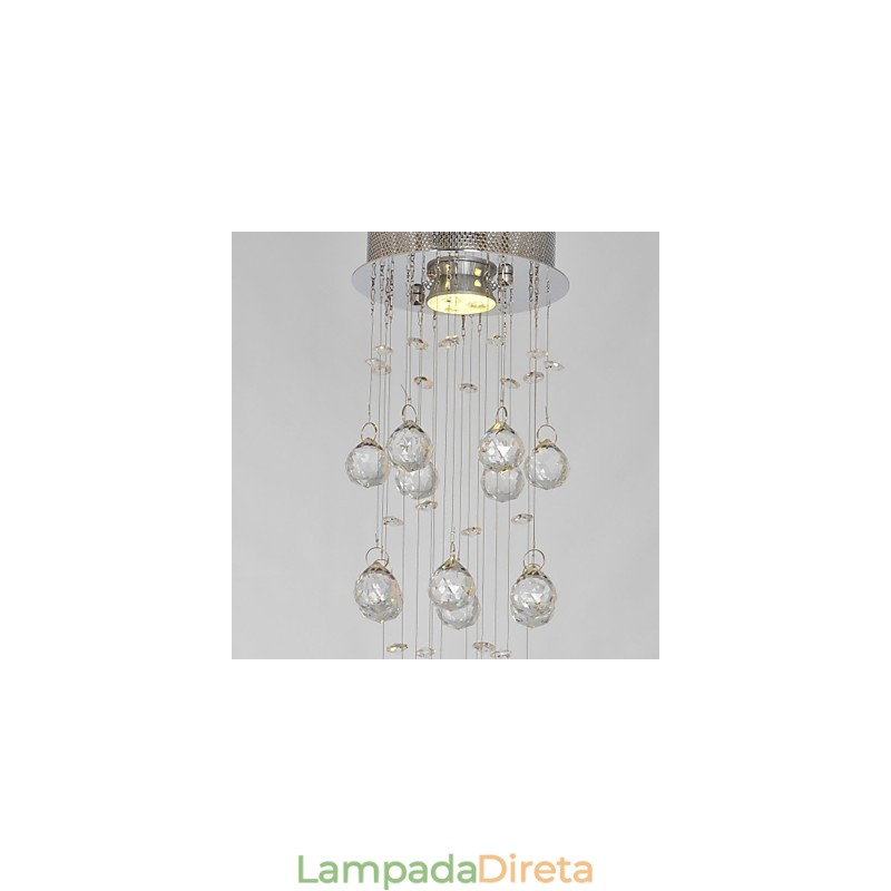 Luminária de Cristal de Luxo