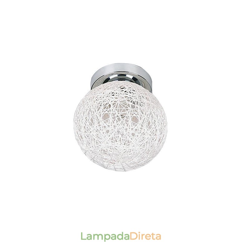 Luminária de teto 1 luz moderna simples artística