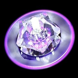 Moderno Contemporâneo Cristal Cromado Cristal Montagem Embutida