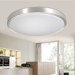 Luminárias embutidas redondas simples modernas diâmetro 35cm