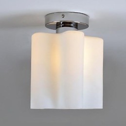 Lâmpadas de cabeça e lanternas Nuvens de vidro absorvem luz de cúpula luz pendente