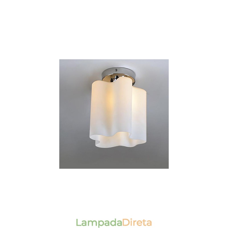 Lâmpadas de cabeça e lanternas Nuvens de vidro absorvem luz de cúpula luz pendente