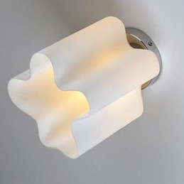 Lâmpadas de cabeça e lanternas Nuvens de vidro absorvem luz de cúpula luz pendente