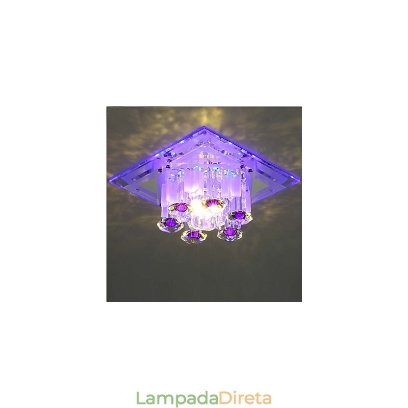 Lâmpada de cristal Smd CreativeTube Spotlight Absorve luz de cúpula