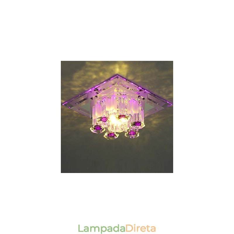 Lâmpada de cristal Smd CreativeTube Spotlight Absorve luz de cúpula