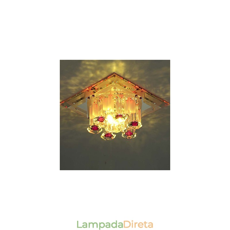 Lâmpada de cristal Smd CreativeTube Spotlight Absorve luz de cúpula