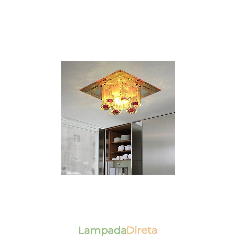 Lâmpada de cristal Smd CreativeTube Spotlight Absorve luz de cúpula