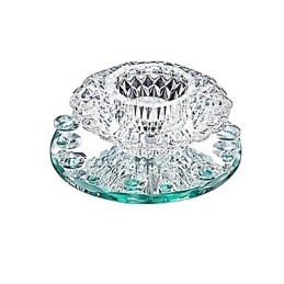 Mini estilo moderno e contemporâneo de cristal cromado metal embutido