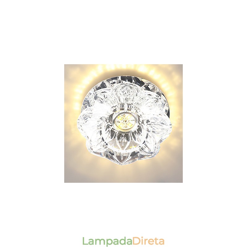 Pequenas luzes de teto de vidro Modern Simply Lamp Iluminação garantida